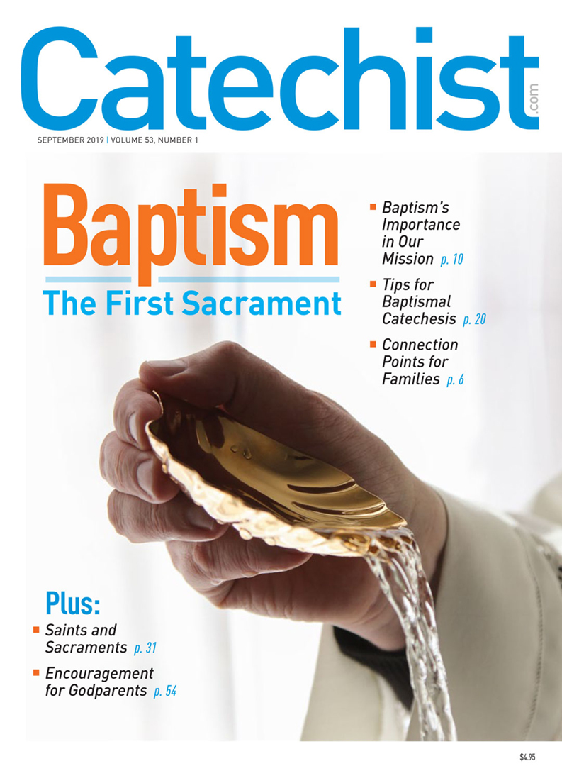 Cover for the September 2019 issue of Catechist Magazine