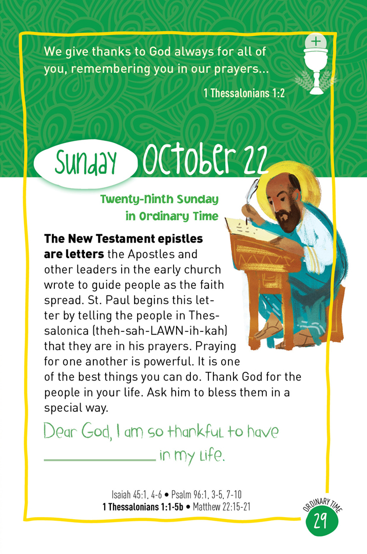 Design and Illustration for Living Faith Kids