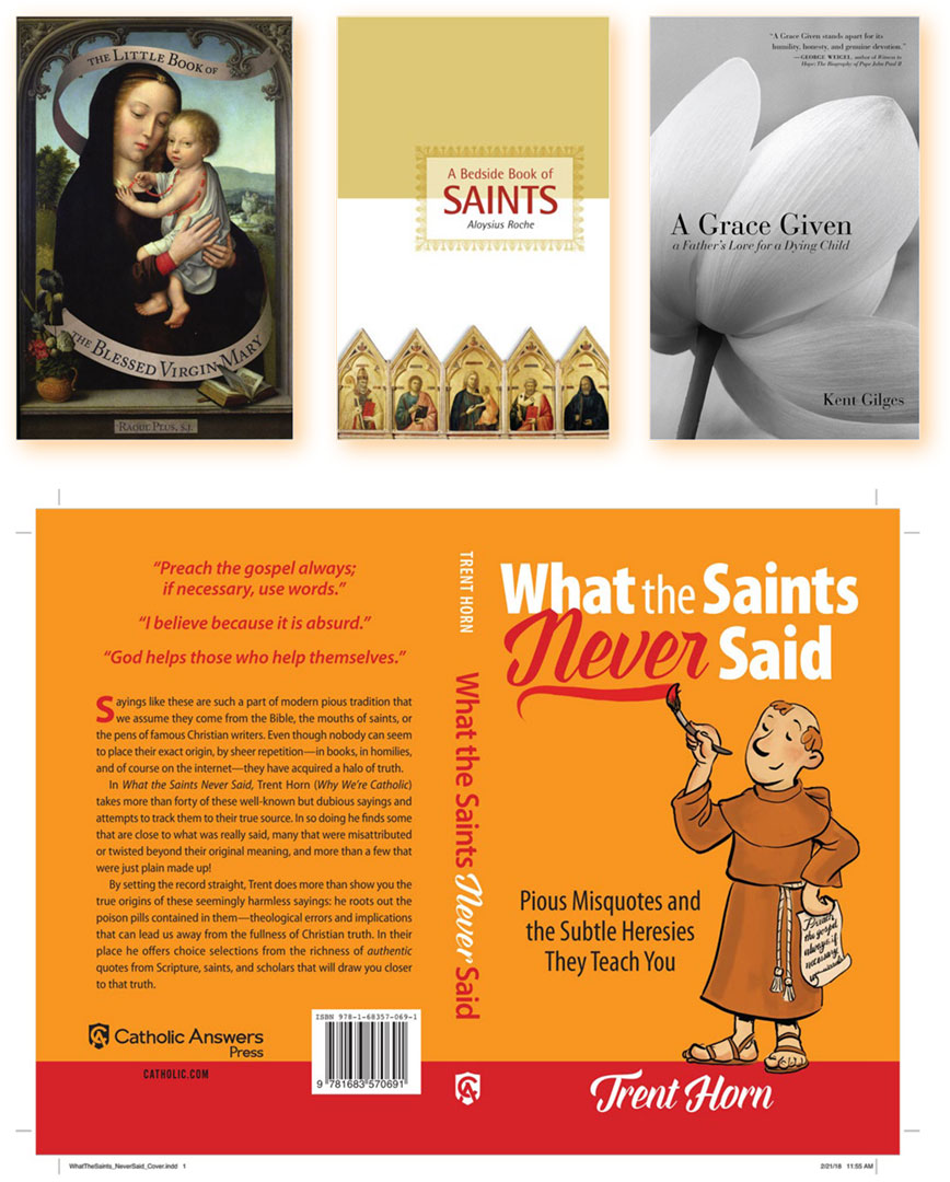 Book covers for various publishers