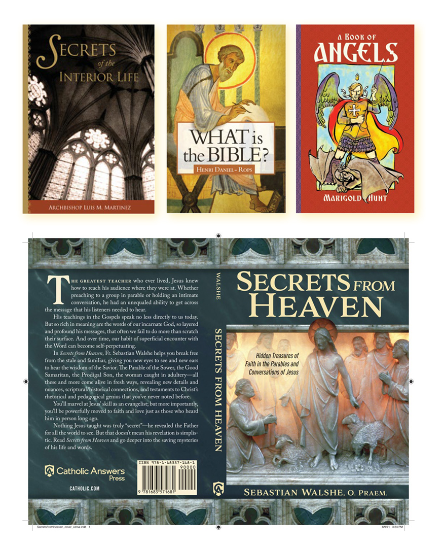 Book covers for various publishers