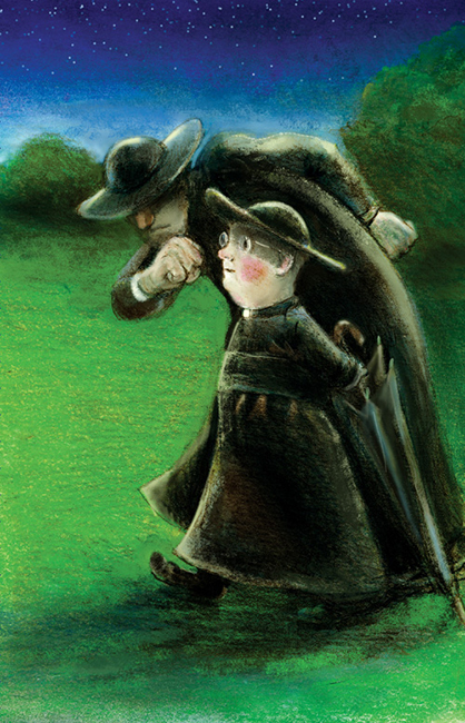 Fr. Brown and Flambeau, The Father Brown Reader: Stories from Chesterton, Adapted by Nancy Carpentier Brown
