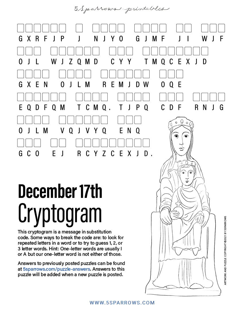 December 17th Cryptogram