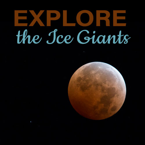 Eclipsed moon in conjunction with Uranus