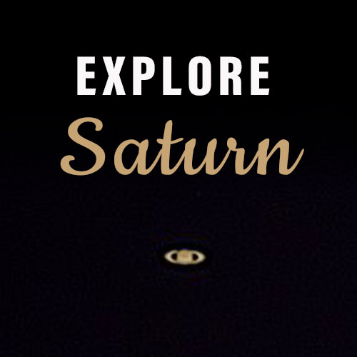 Saturn through a small telescope